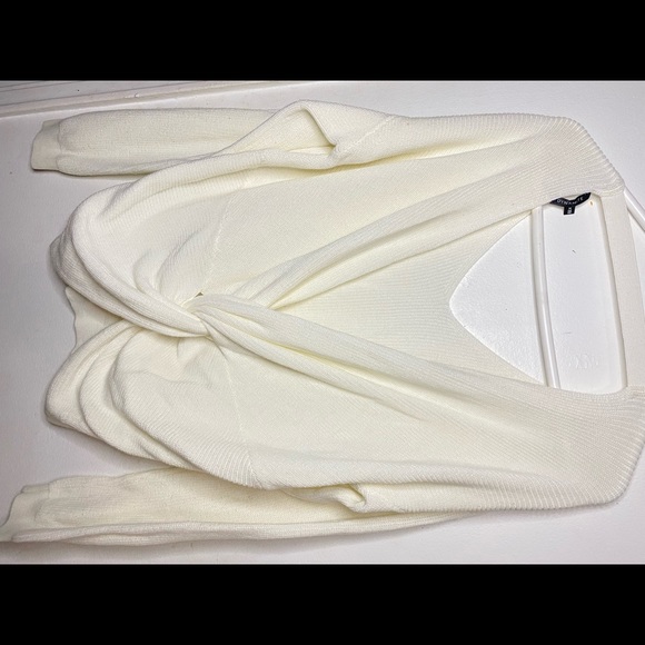 White sweater…just a little bit dot of stain!! - Picture 3 of 4